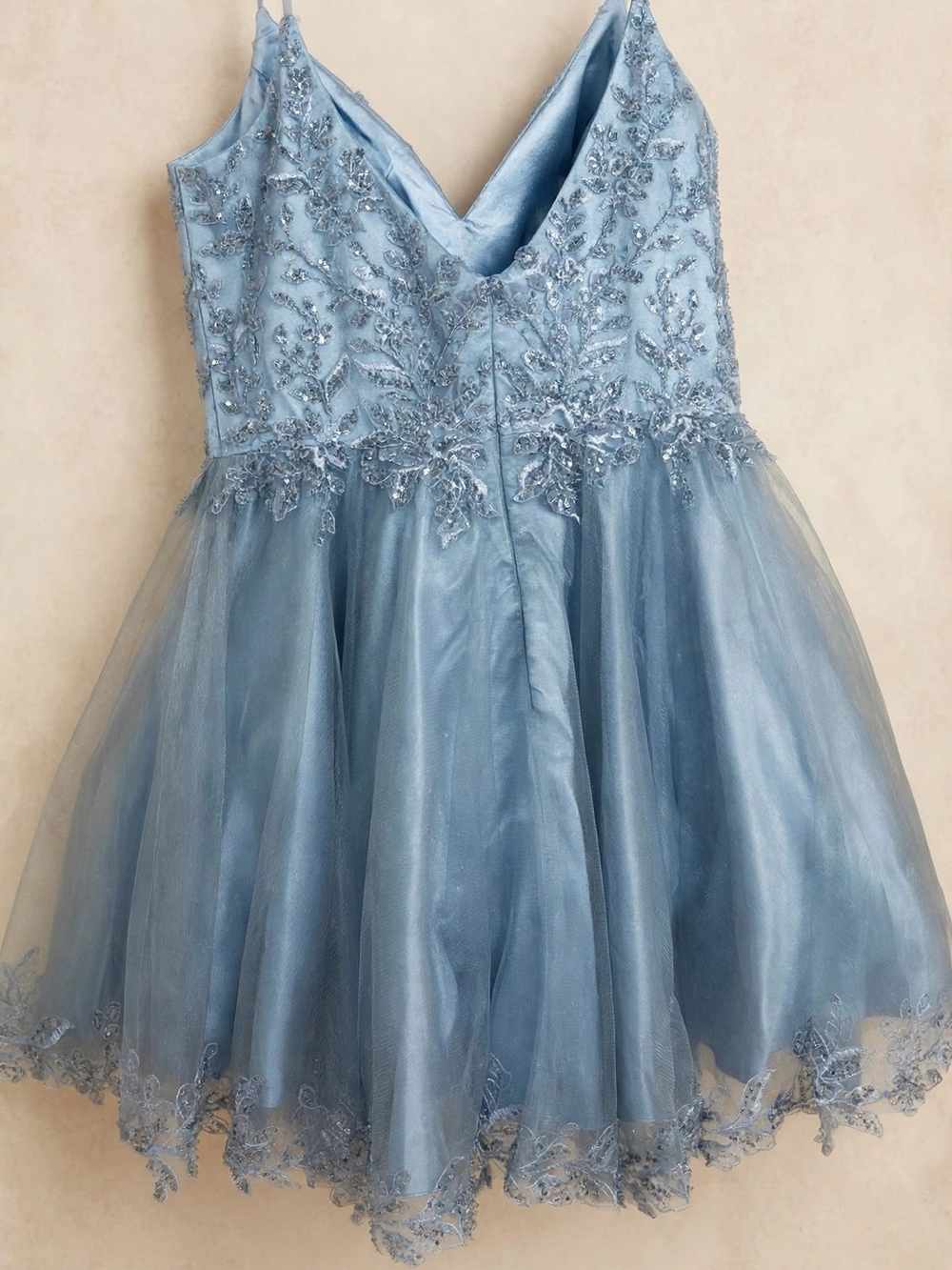Handmade Sky Blue Quinceañera Dress Size M New